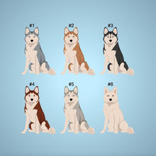 Load image into Gallery viewer, Alaskan Husky ornament personalized