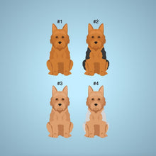 Load image into Gallery viewer, Australian Terrier ornament personalized