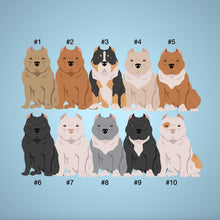 Load image into Gallery viewer, American Bully Bezel keychain personalized
