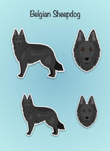 Load image into Gallery viewer, Belgian Sheepdog Vinyl Sticker Set