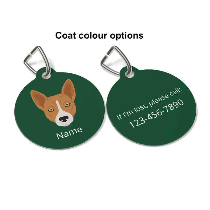 Basenji ID Pet Tag