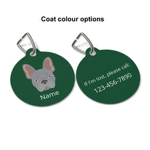 Load image into Gallery viewer, French Bulldog ID Pet Tag
