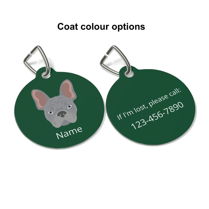 French Bulldog ID Pet Tag
