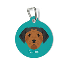 Load image into Gallery viewer, Borkie (Border Terrier/Yorkie mix) ID Pet Tag
