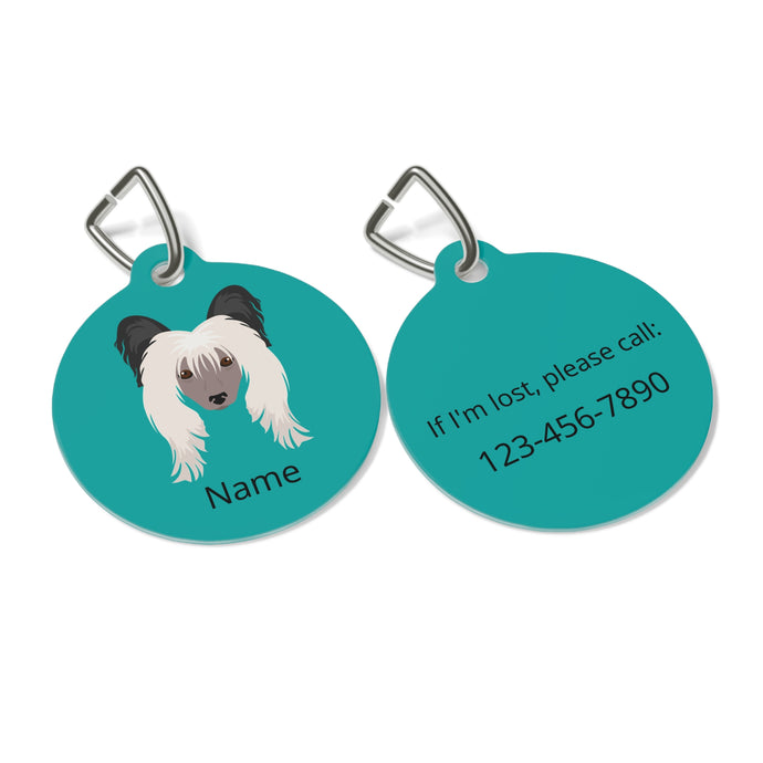Chinese Crested ID Pet Tag
