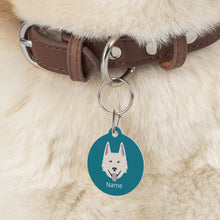 Load image into Gallery viewer, White Swiss Shepherd (Berger Blanc Suisse) ID Pet Tag
