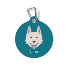 Load image into Gallery viewer, White Swiss Shepherd (Berger Blanc Suisse) ID Pet Tag
