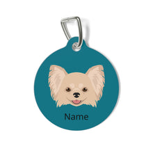 Load image into Gallery viewer, Chihuahua (longhaired) ID Pet Tag
