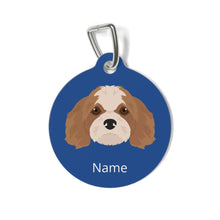 Load image into Gallery viewer, Cavachon (Cavalier/Bichon mix) ID Pet Tag
