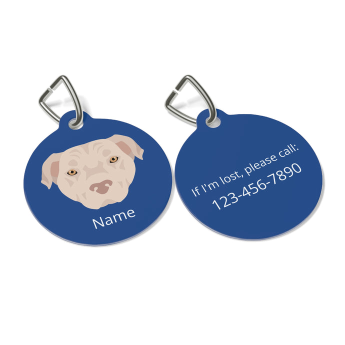American Staffordshire Terrier ID Pet Tag