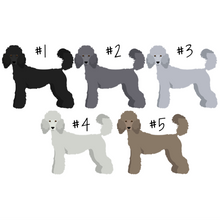 Load image into Gallery viewer, Standard Poodle Bezel Keychain - personalized

