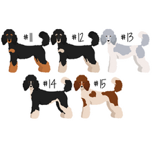 Load image into Gallery viewer, Standard Poodle Bezel Keychain - personalized
