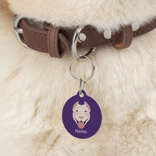Load image into Gallery viewer, American Pit Bull (cropped ears) ID Pet Tag
