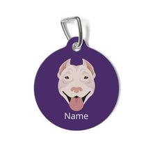 Load image into Gallery viewer, American Pit Bull (cropped ears) ID Pet Tag
