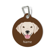Load image into Gallery viewer, Goldador (Golden Retriever/Labrador Retriever mix) ID Pet Tag
