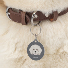 Load image into Gallery viewer, Bichon Frise ID Pet Tag
