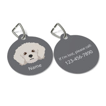 Load image into Gallery viewer, Bichon Frise ID Pet Tag
