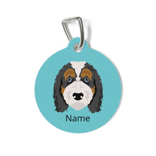Load image into Gallery viewer, Aussiedoodle (Australian Shepherd/Poodle mix) ID Pet Tag
