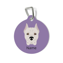 Load image into Gallery viewer, Dogo Argentino (cropped ears) ID Pet Tag
