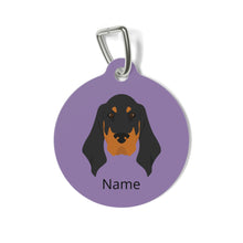 Load image into Gallery viewer, Black and Tan Coonhound ID Pet Tag
