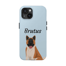 Load image into Gallery viewer, Akita Tough Phone Case Personalized
