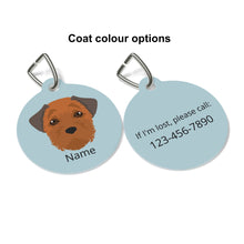 Load image into Gallery viewer, Border Terrier ID Pet Tag

