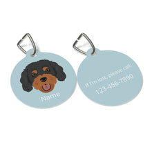 Load image into Gallery viewer, Cavapoo (Cavalier/Poodle mix) ID Pet Tag
