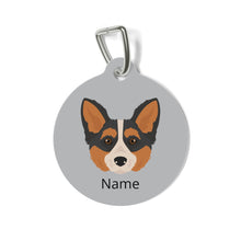 Load image into Gallery viewer, Corgipoo (Corgi/Poodle mix) ID Pet Tag
