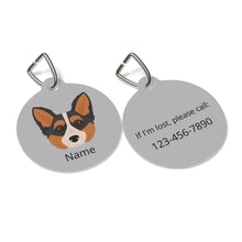 Load image into Gallery viewer, Corgipoo (Corgi/Poodle mix) ID Pet Tag
