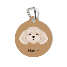 Load image into Gallery viewer, Bichpoo (Bichon/Poodle mix) ID Pet Tag

