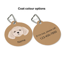 Load image into Gallery viewer, Bichpoo (Bichon/Poodle mix) ID Pet Tag
