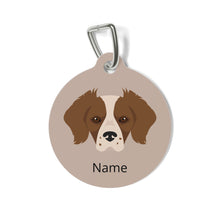Load image into Gallery viewer, Brittany Spaniel ID Pet Tag
