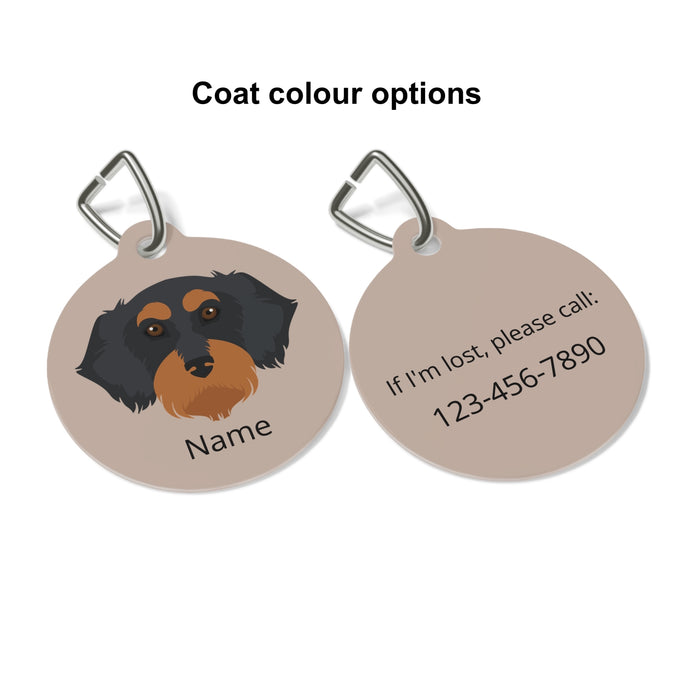 Dachshund (wire coat) ID Pet Tag