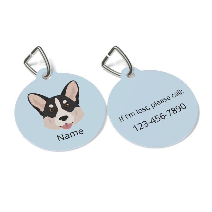 Cardigan Welsh Corgi ID Pet Tag