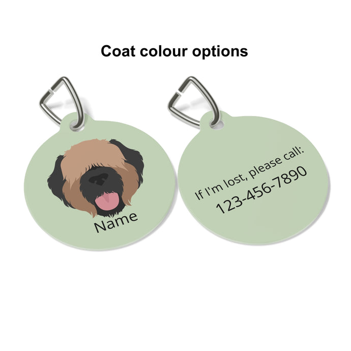Bouvier des Flandres ID Pet Tag