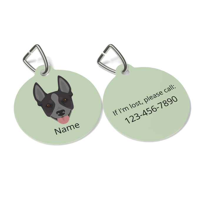 Australian Stumpy Tail Cattle Dog ID Pet Tag