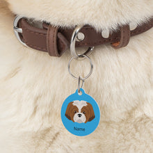 Load image into Gallery viewer, Shih Poo (Shih Tzu/Poodle mix) ID Pet Tag

