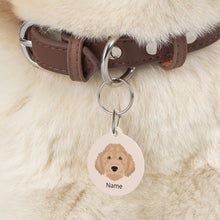 Load image into Gallery viewer, Whoodle (Wheaten Terrier/Poodle mix) ID Pet Tag
