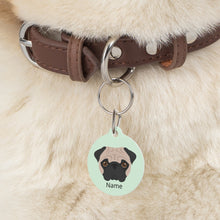 Load image into Gallery viewer, Pug ID Pet Tag
