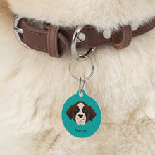 Load image into Gallery viewer, St Bernard ID Pet Tag
