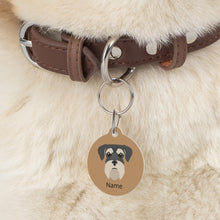 Load image into Gallery viewer, Miniature Schnauzer ID Pet Tag
