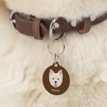 Load image into Gallery viewer, West Highland White Terrier ID Pet Tag
