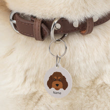 Load image into Gallery viewer, Cockapoo (Cocker Spaniel/Poodle mix) ID Pet Tag
