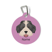 Load image into Gallery viewer, Bernedoodle (Bernese/Poodle mix) ID Pet Tag
