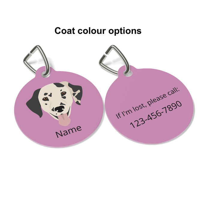 Dalmatian ID Pet Tag