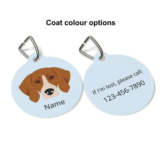English Foxhound ID Pet Tag