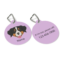 Load image into Gallery viewer, Bernese Mountain Dog ID Pet Tag
