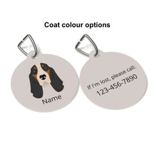 Load image into Gallery viewer, Basset Hound ID Pet Tag
