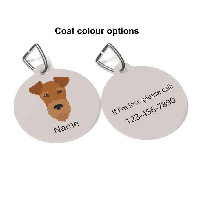 Wire Fox Terrier ID Pet Tag