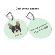 Load image into Gallery viewer, Boston Terrier ID Pet Tag

